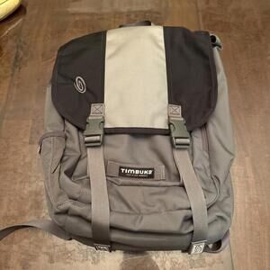 Timbuk2 Backpack Grey Laptop Lightweight Travel Carry On , Padded Bottle Opener